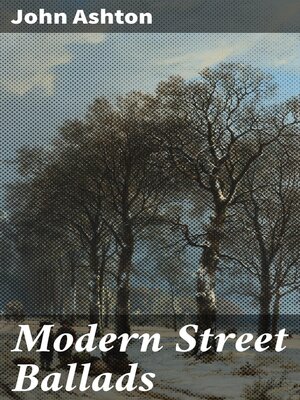cover image of Modern Street Ballads